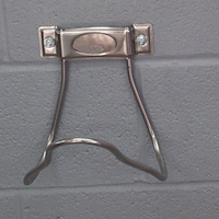 HS-150 Stainless Steel Hose Saddle can hold up to a 50' vacuum hose. These saddles are ideal for keeping you industrial vacuum hoses off the ground and out of the way. 